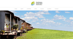 Desktop Screenshot of padmaresort.net