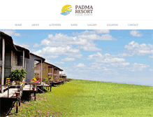 Tablet Screenshot of padmaresort.net